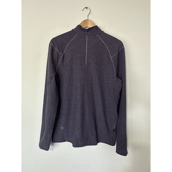 Lululemon Surge Warm 1/2 Zip Mens L Purple Pullover Long Sleeve Run Reflective - Picture 2 of 4